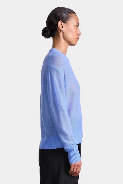 Softest Tissue Weight Sweater, Cornflower - Image 4