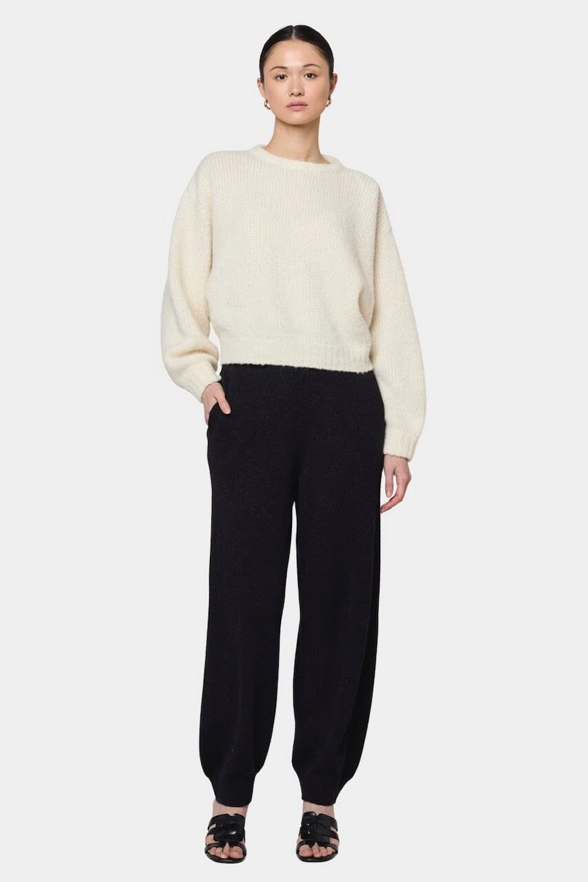 Balloon Sleeve Sweater, Cream - Image 7