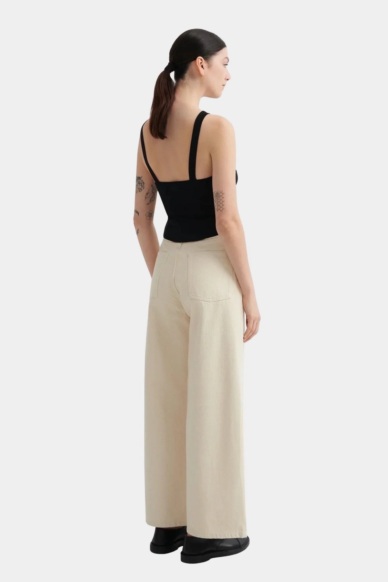 Low Back Cami, Black - Image 4