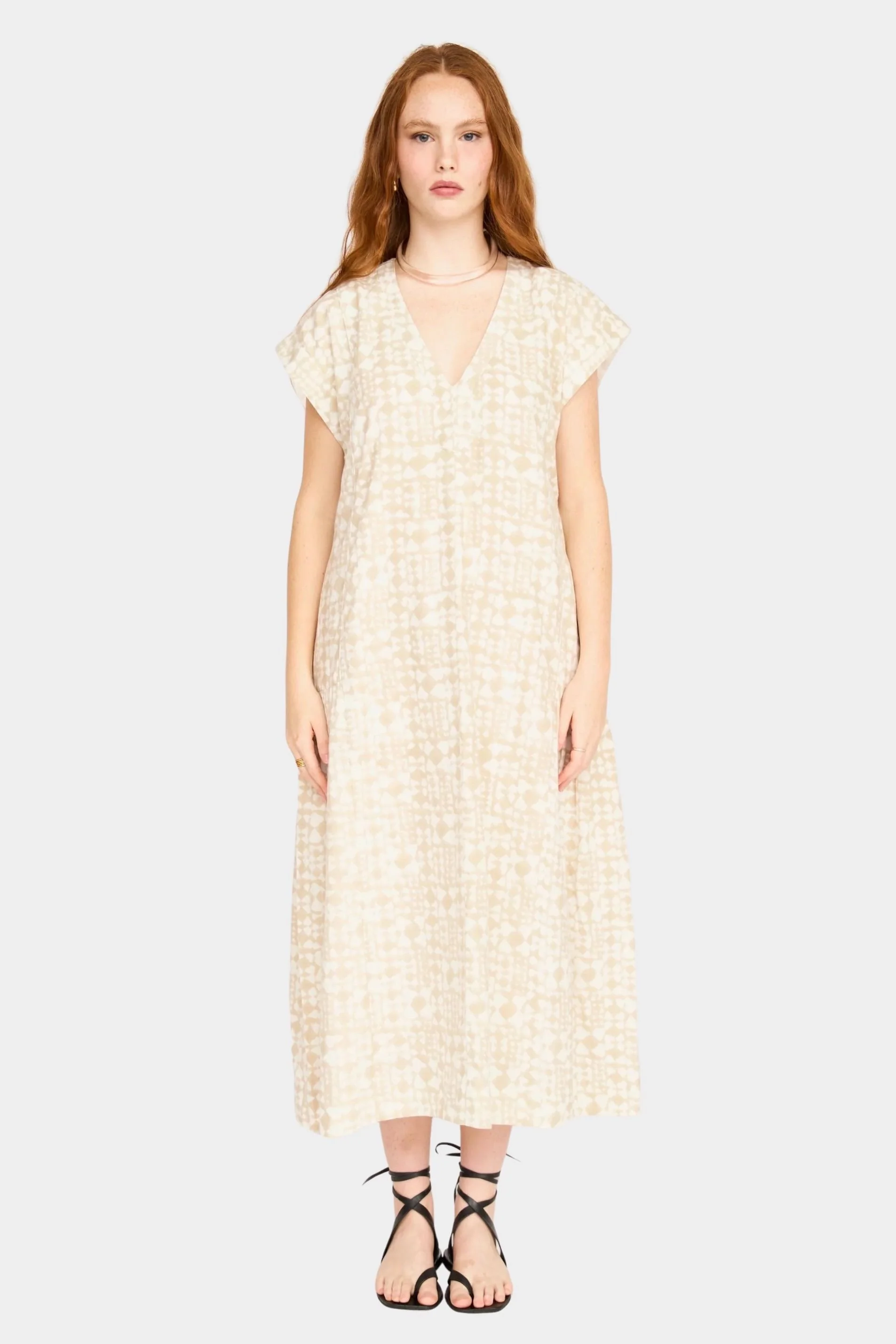 Oaxaca Dress, Sandcastle - Image 6