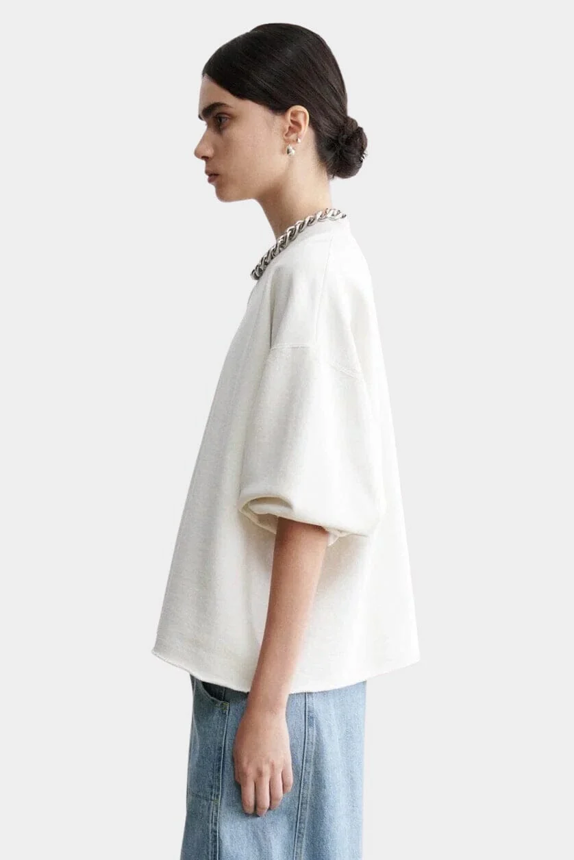 Fond Sweatshirt, Dirty White - Image 4
