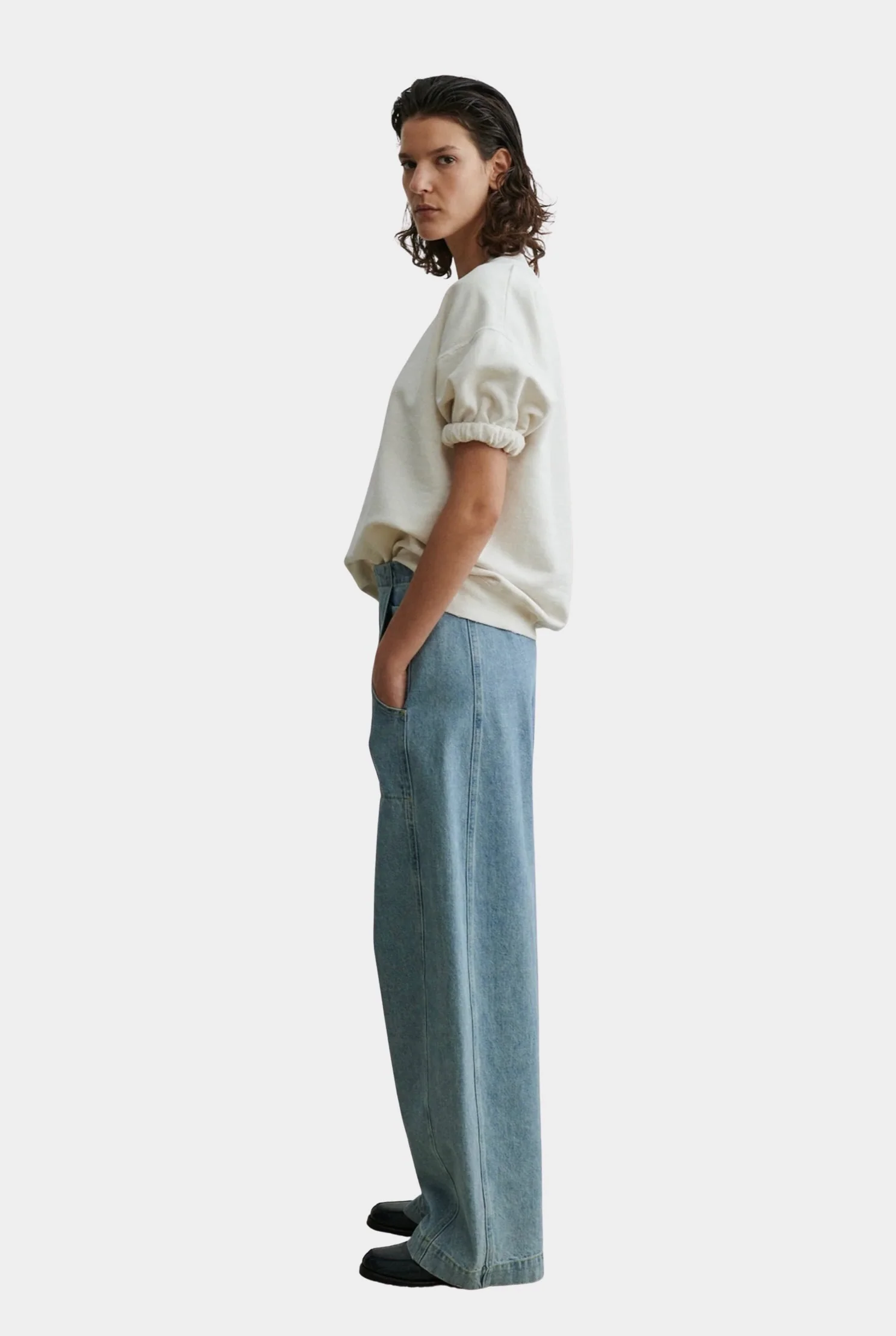 Stanza Sweatshirt, Dirty White - Image 5